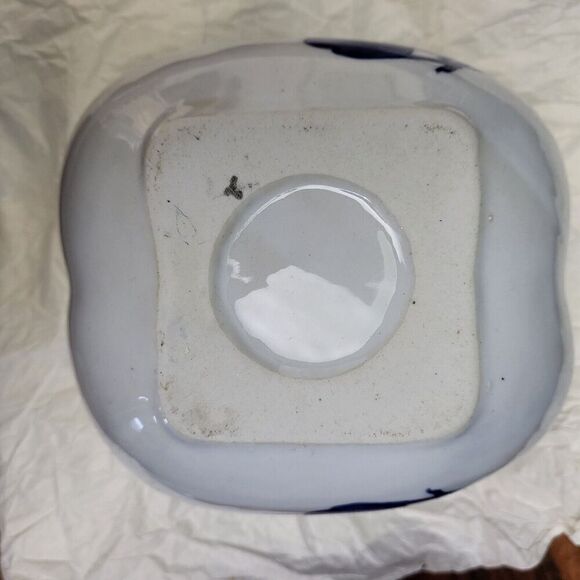 Chinese Joined Pair of Ducks Water Dropper Blue White Ceramic China - Picture 12 of 16